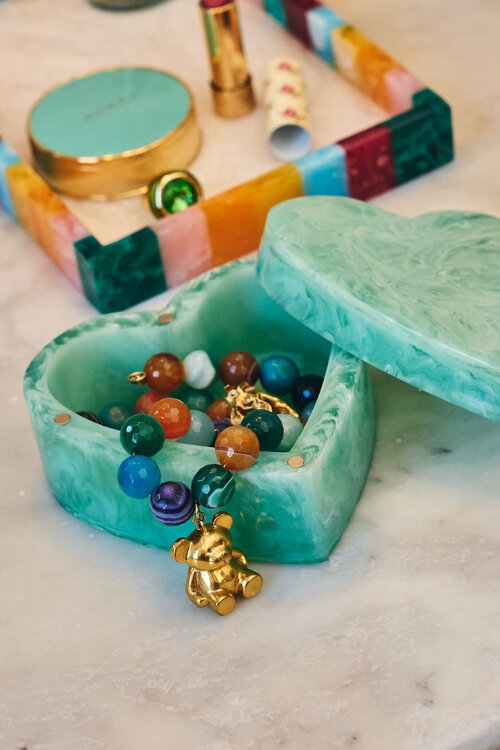 Anna & Nina Baby Blues Heart Box