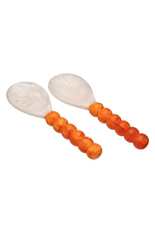 Anna & Nina Copper Dawn Salad Server Set