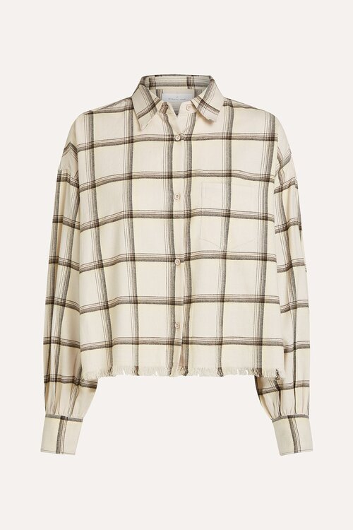 Circle Of Trust DILAN ruit blouse offwhite
