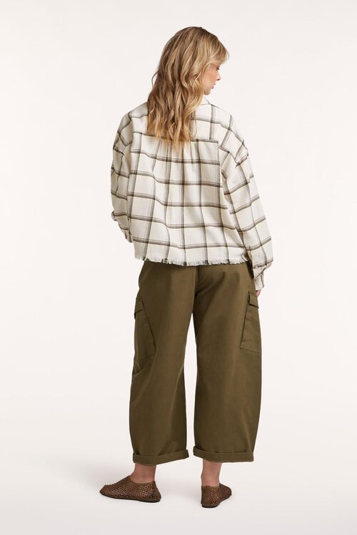 Circle Of Trust DILAN ruit blouse offwhite