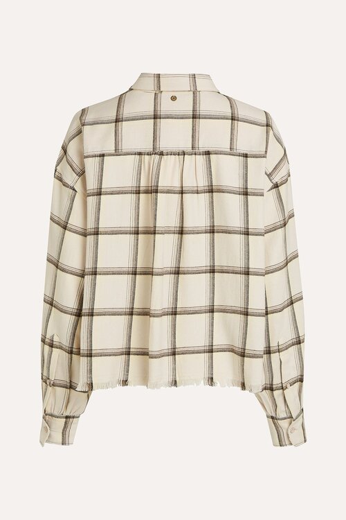 Circle Of Trust DILAN ruit blouse offwhite
