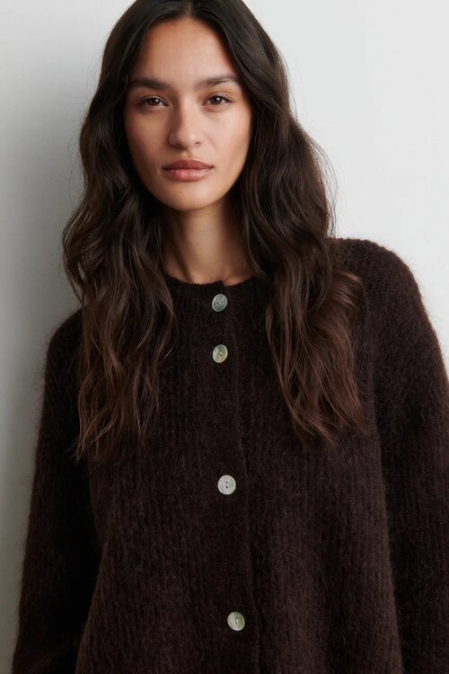Second Female Andrea Cardigan bruin