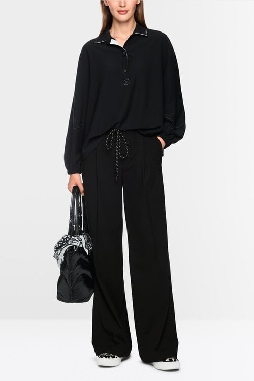 Marc Cain Pantalon zwart