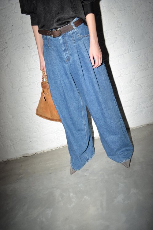 Collectors Club Jeans Wide Leg indigo