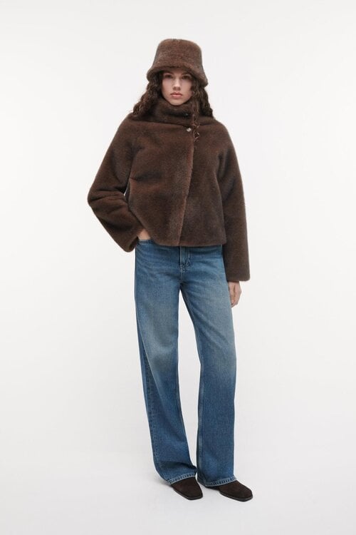 Studio AR by Arma Beau faux mink muts bruin