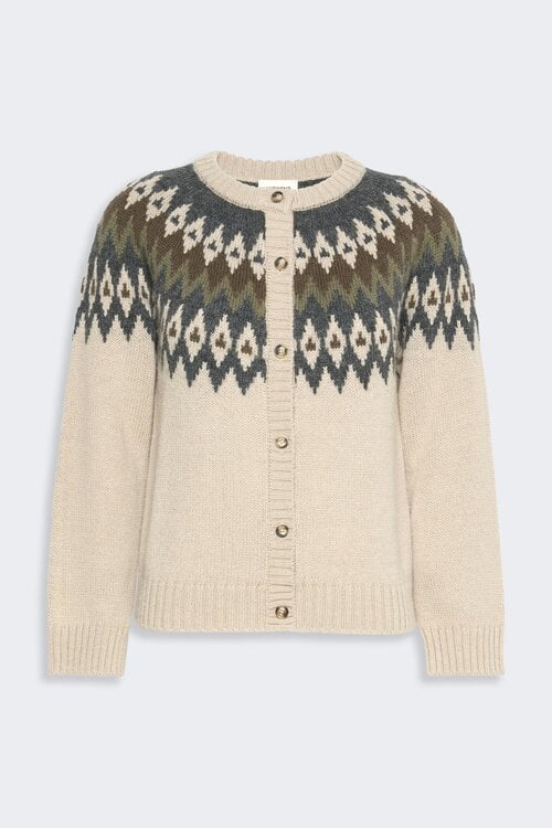 Max Mara Weekend Vest Beige Jacquard