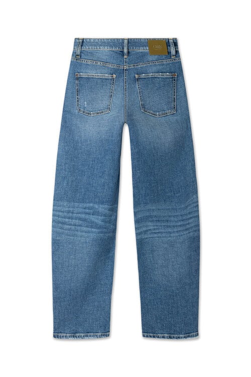 Cambio Ornella Barrel Long Jeans