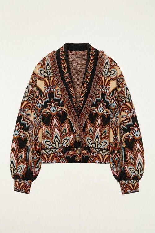 Farm Rio Tapestry print vest multicolor