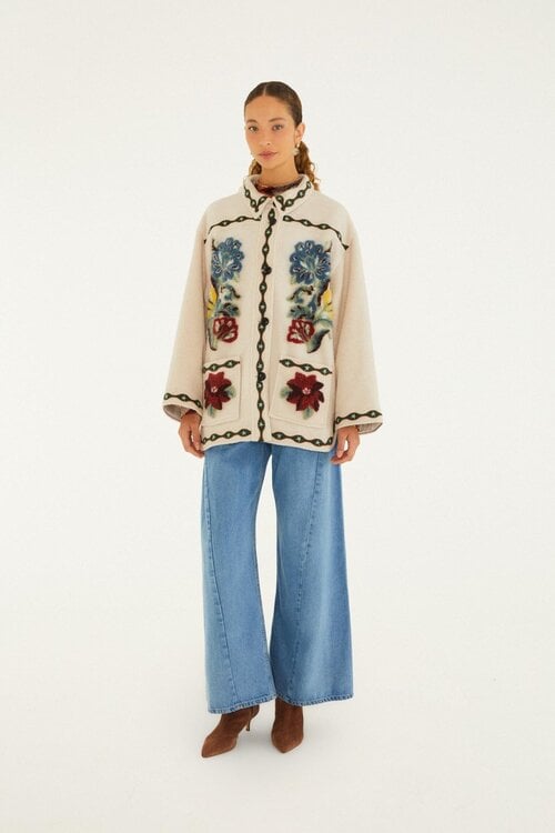 Farm Rio Lunar Boho jack offwhite
