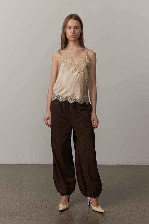 Herskind Sylvia suede ballon broek