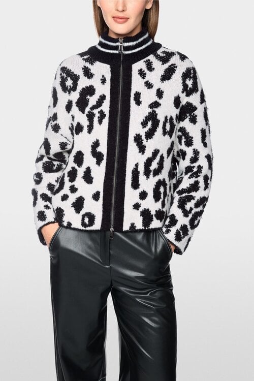 Marc Cain Vest print zwart