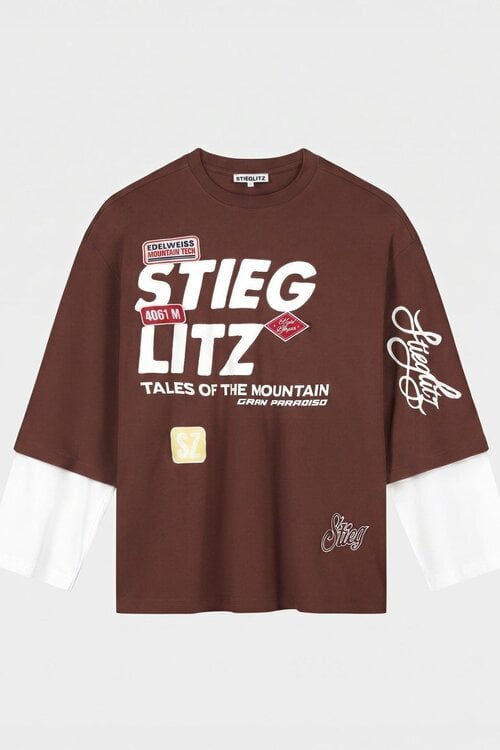 Stieglitz Daria Skate tee bruin