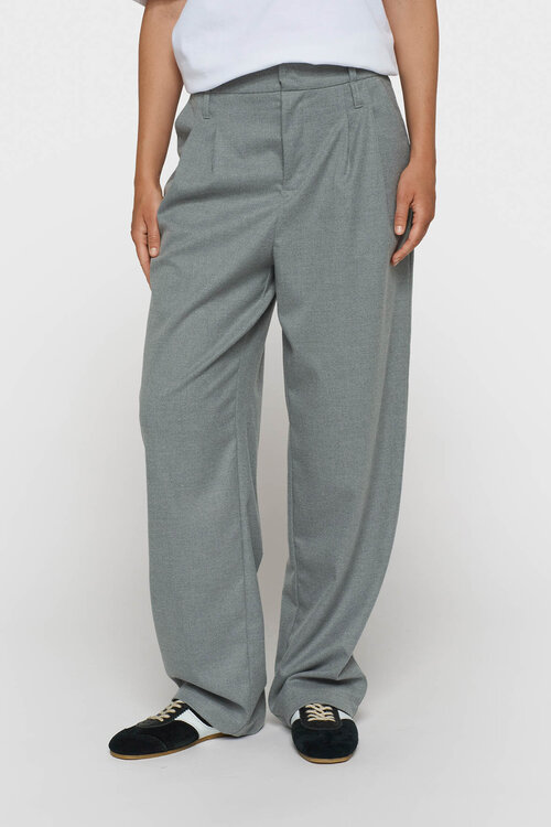 10Days tapared pants grijs