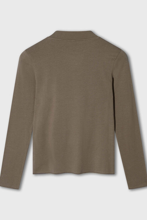 10Days turtleneck tee modal bruin