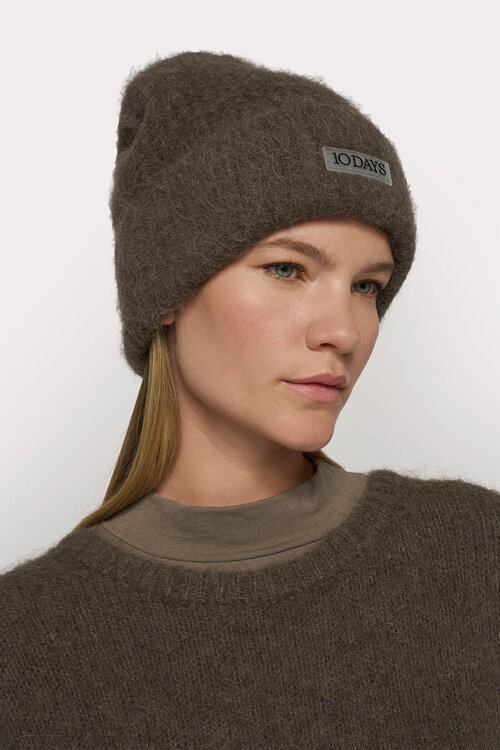 10Days hairy knit beanie