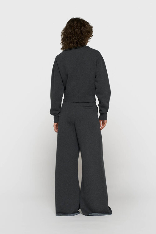 10Days wide jogger fleece antra