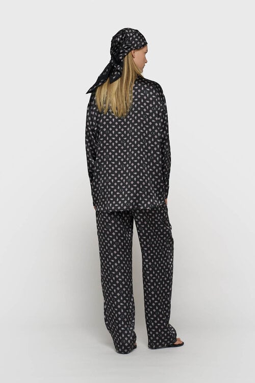 10Days fluid shirt paisley zwart