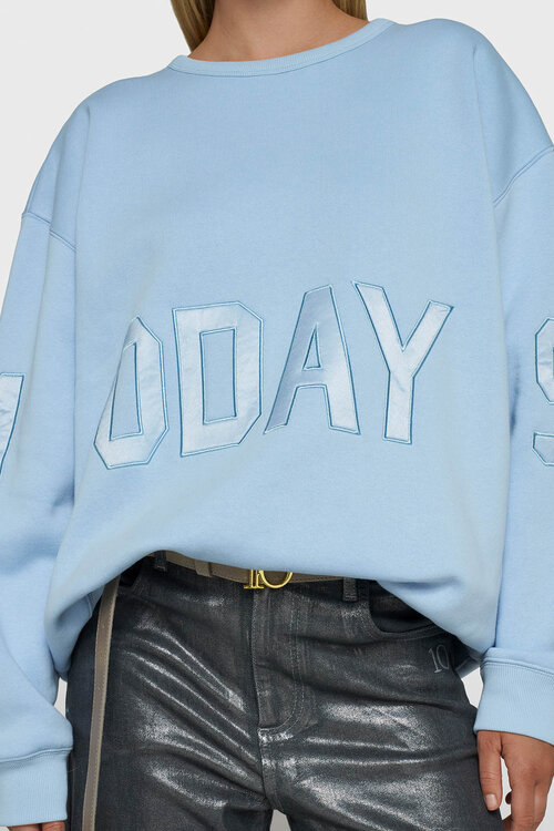 10Days statement sweater blauw