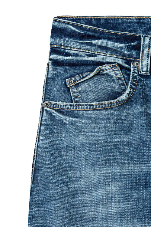 Cambio Baggy Jeans Strass