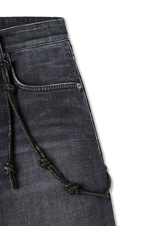 Cambio Baggy Wide Leg Jeans