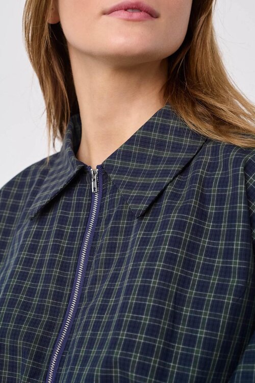 Sister Point Nelly jacket navy check