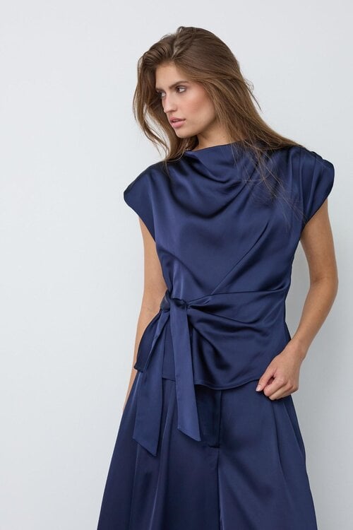 Co'couture Safira Top blauw