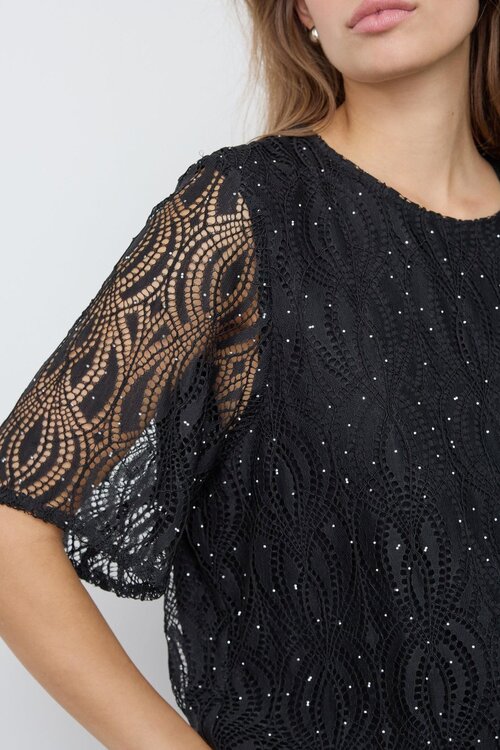 Co'couture Erica shirt zwart