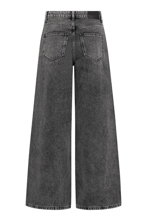 Co'couture Vicky wide leg jeans zwart