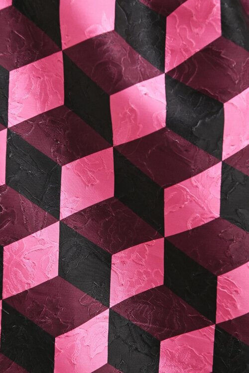 Essentiel Antwerp Mini jurk print black/pink