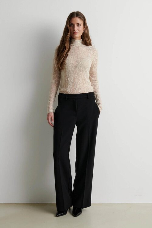 Second Female Luria kanten shirt offwhite