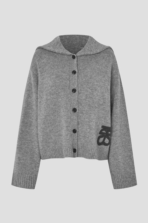 Second Female Alpha Knit vest grijs