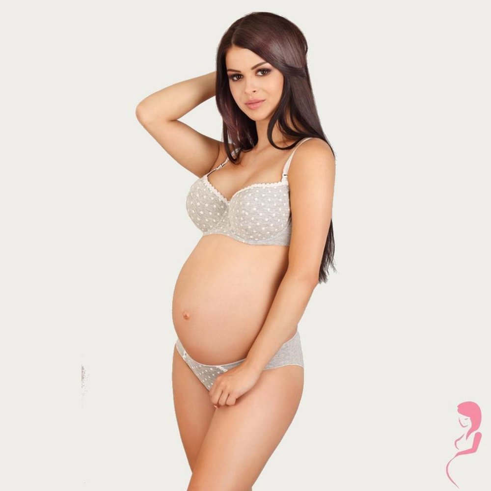 Lupoline Zwangerschapsbh / Voedingsbh Grey Polka Dots Lupoline Zwangerschapsbh / Voedingsbh Grey Polka Dots