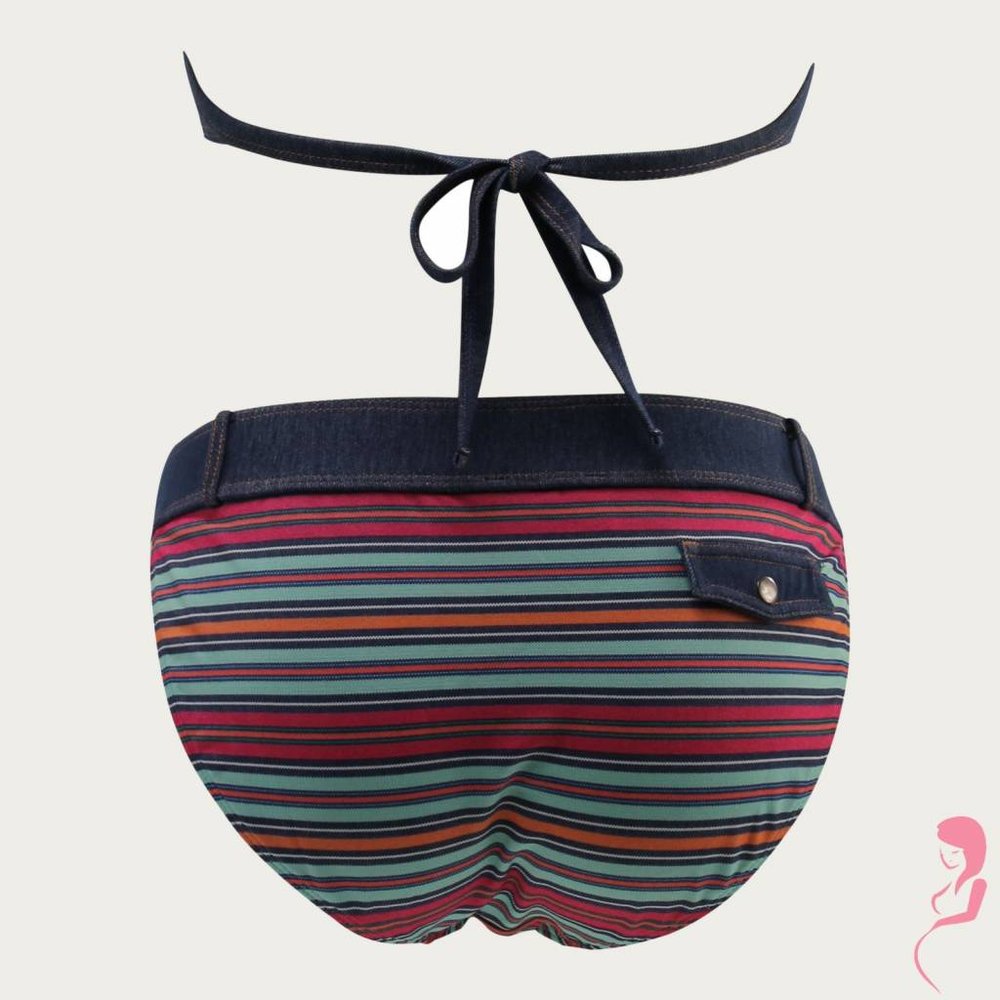 Pez D'or ZwangerschapsBikini Collored Stripe