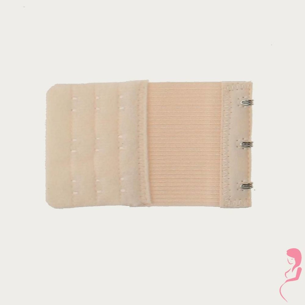 Op en Top Beha Verlengstuk / Verlenger 3 Haaks met Elastiek Huidskleur (per stuk)