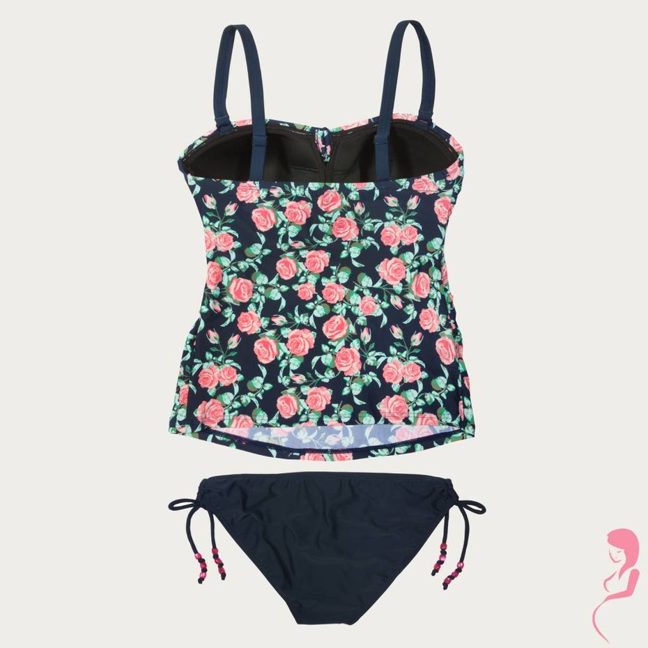 Petit Amour ZwangerschapsTankini Cameron MaxiCup Bloem Op en Top Zwanger