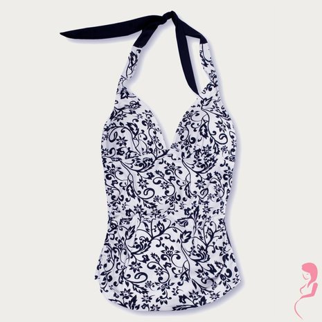 Petit Amour ZwangerschapsTankini Black/White MaxiCup Petit Amour ZwangerschapsTankini Black/White MaxiCup