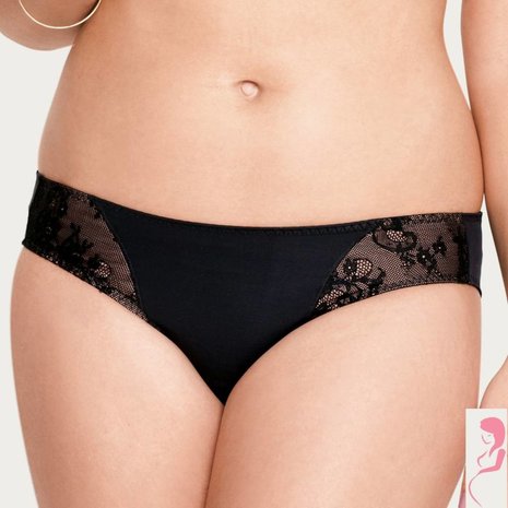 Anita Slip Black met kant Anita Slip Black met kant