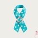 PoppeDop Boobytag Annemoon Aqua met Witte Stippen PoppeDop Boobytag Annemoon Aqua met Witte Stippen