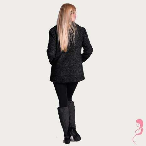 Op en Top Zwanger Gebreide ZwangerschapsWinterjas