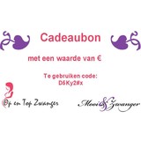 Op en Top Zwanger Cadeaubon Op en Top Zwanger Cadeaubon