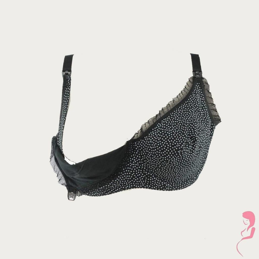 BB (Benefit) Zwangerschapsbh / Voedingsbh Mama Dots Zwart BB (Benefit) Zwangerschapsbh / Voedingsbh Mama Dots Zwart