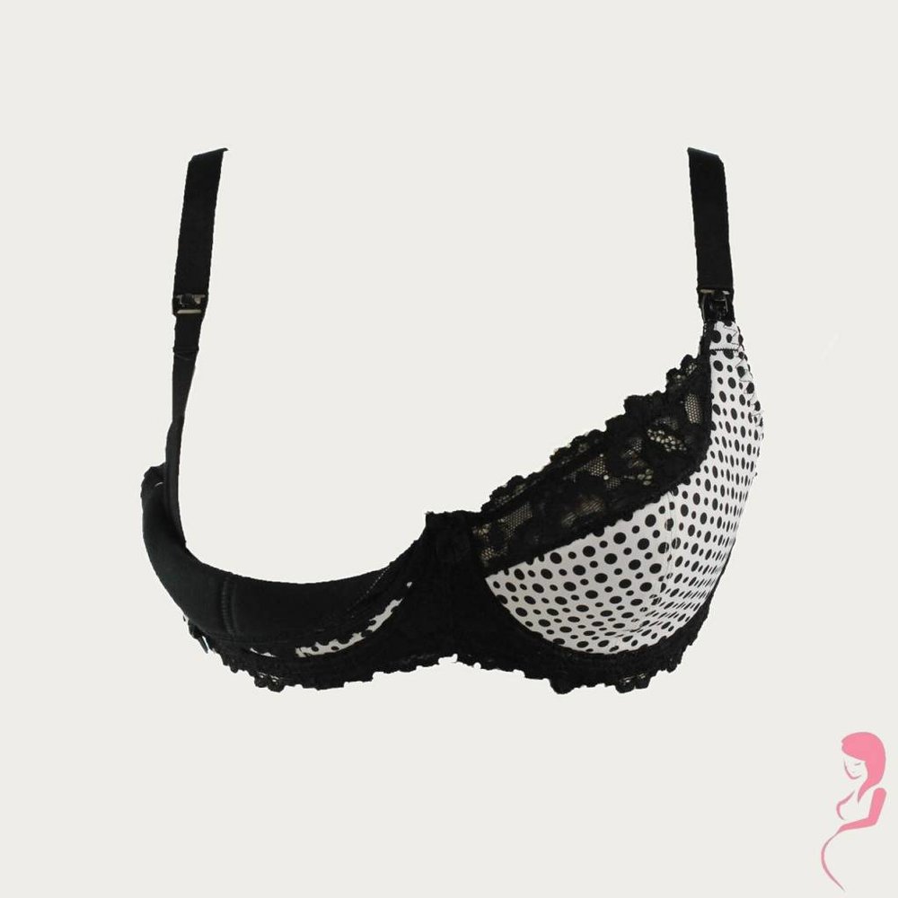 BB (Benefit) Borstvoedingsbh / Zwangerschapsbh Mama Katie Zwart/Wit BB (Benefit) Borstvoedingsbh / Zwangerschapsbh Mama Katie Zwart/Wit