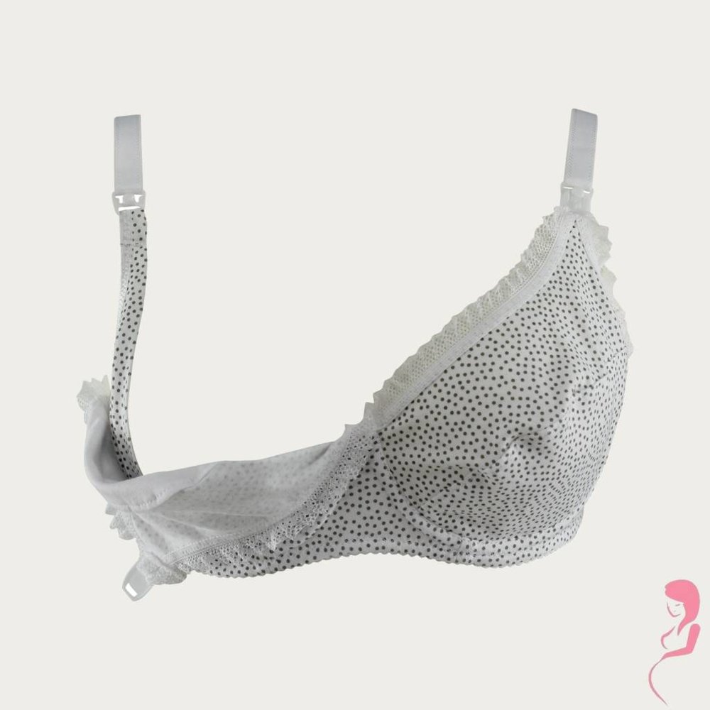 BB (Benefit) Voedingsbh / Zwangerschapsbh Mama Dots Wit BB (Benefit) Voedingsbh / Zwangerschapsbh Mama Dots Wit