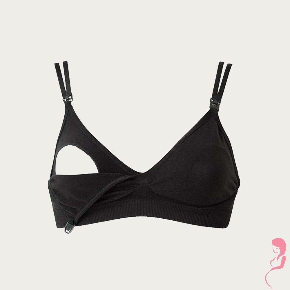 Boob Zwangerschapsbh / Voedingsbh Double strap Black Boob Zwangerschapsbh / Voedingsbh Double strap Black