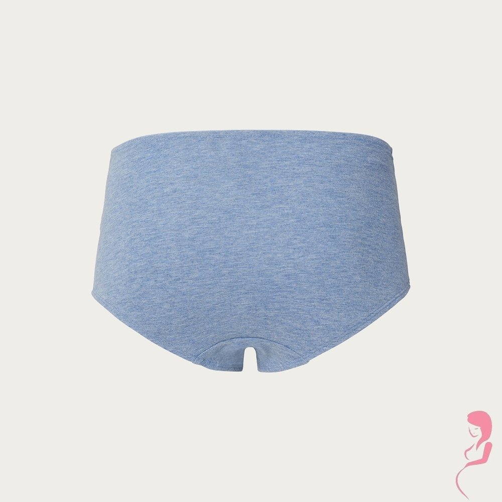 Noppies Zwangerschapsslip/zwangerschapsshort Cotton Blue Melange Noppies Zwangerschapsslip/zwangerschapsshort Cotton Blue Melange