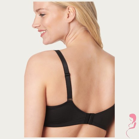 Noppies Zwangerschapsbh / Voedingsbh Deluxe Mesh Triangle Black Noppies Zwangerschapsbh / Voedingsbh Deluxe Mesh Triangle Black