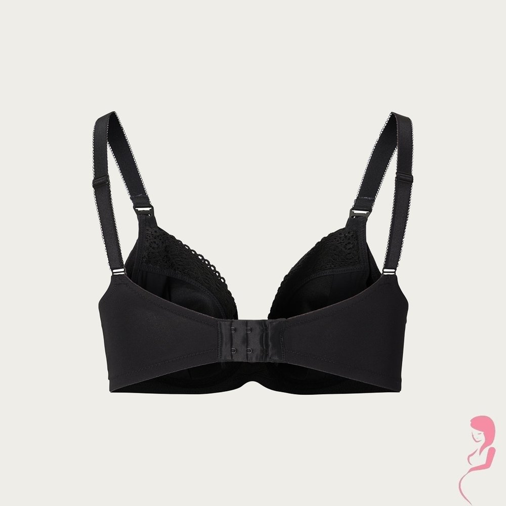 Noppies Zwangerschapsbh / Voedingsbh Deluxe Mesh Triangle Black Noppies Zwangerschapsbh / Voedingsbh Deluxe Mesh Triangle Black