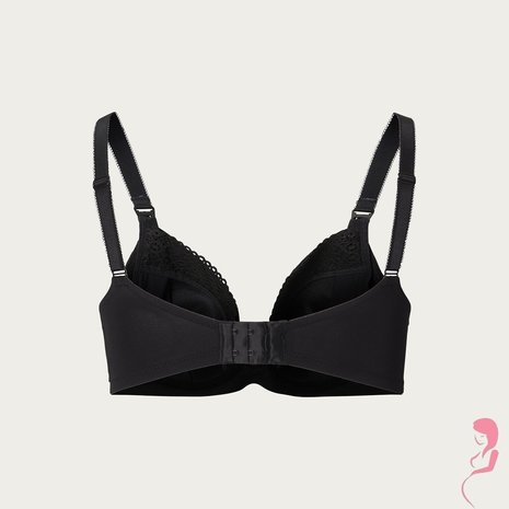 Noppies Zwangerschapsbh / Voedingsbh Deluxe Mesh Triangle Black Noppies Zwangerschapsbh / Voedingsbh Deluxe Mesh Triangle Black