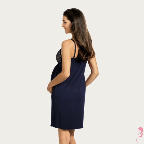 Lupoline Zwangerschapsjurk / Voedingsjurk Blue Nights