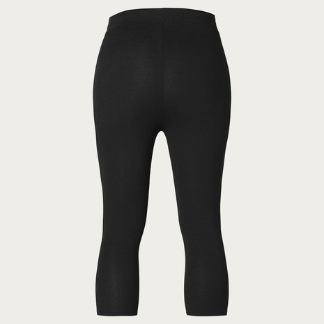 Noppies Zwangerschapslegging 3/4 Capri Naadloos Zwart Noppies Zwangerschapslegging 3/4 Capri Naadloos Zwart